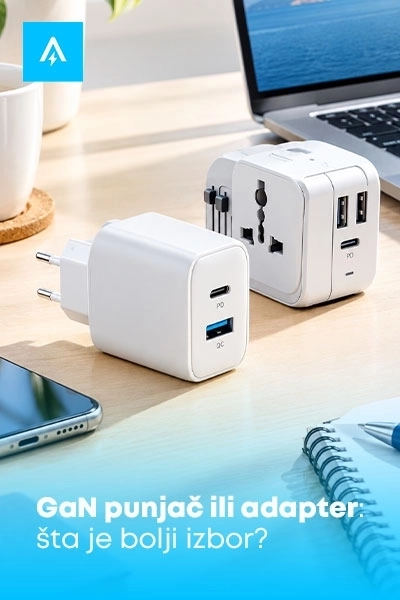 GaN punjač ili adapter: šta je bolji izbor?