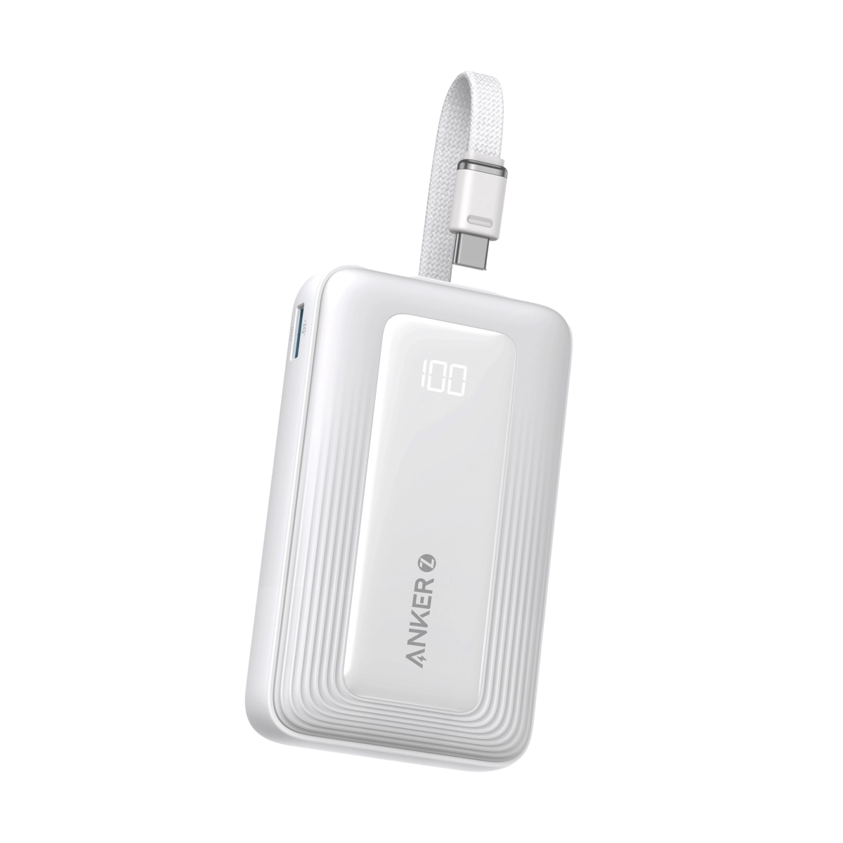 Anker Power Bank 10000 mAh 30W Built-In USB-C Kablovi Bela
