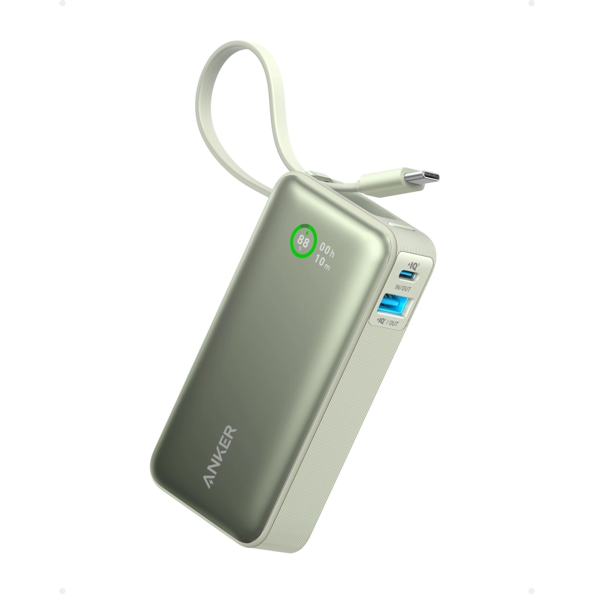 Anker Power Bank Nano 10.000 mAh 30W Built-In USB-C Zelena