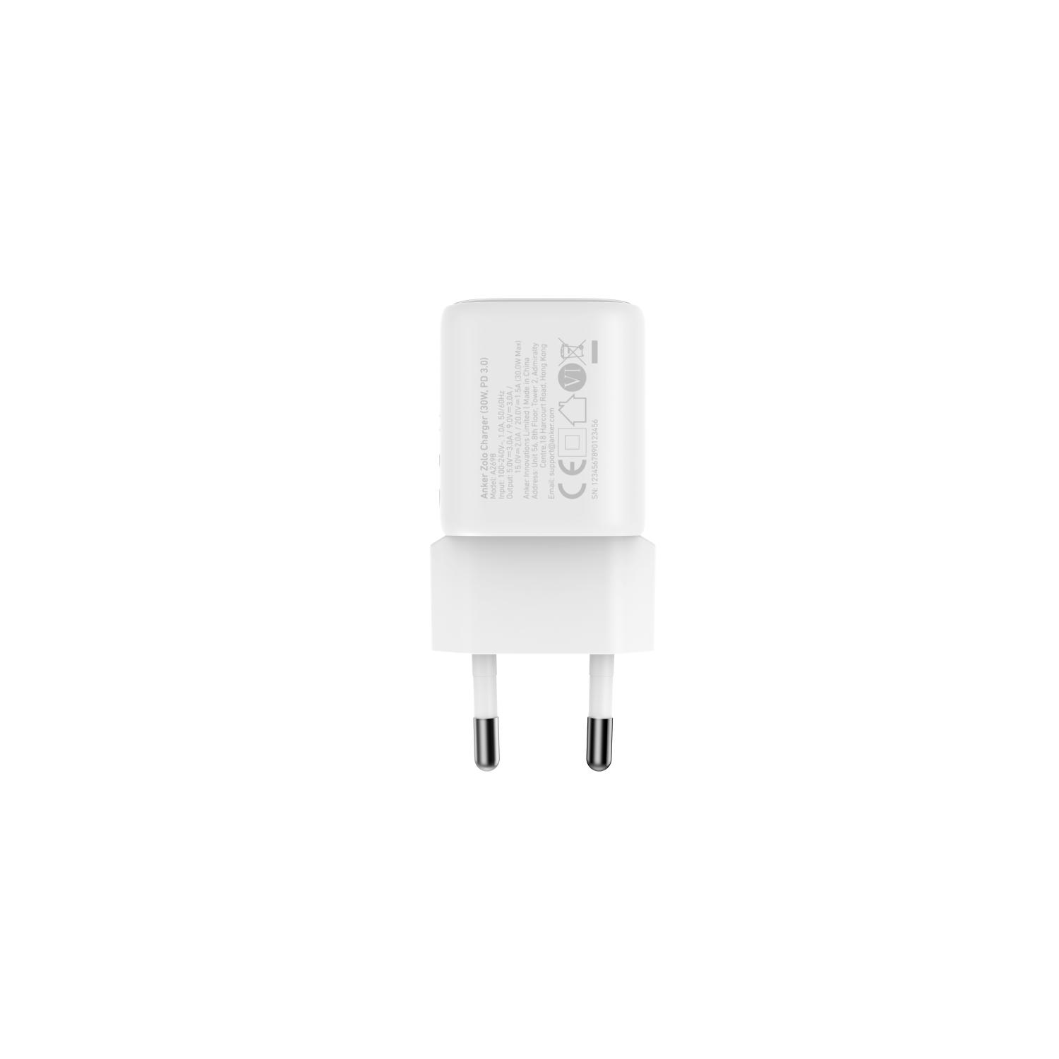 Anker Punjač 30W 1C Bela