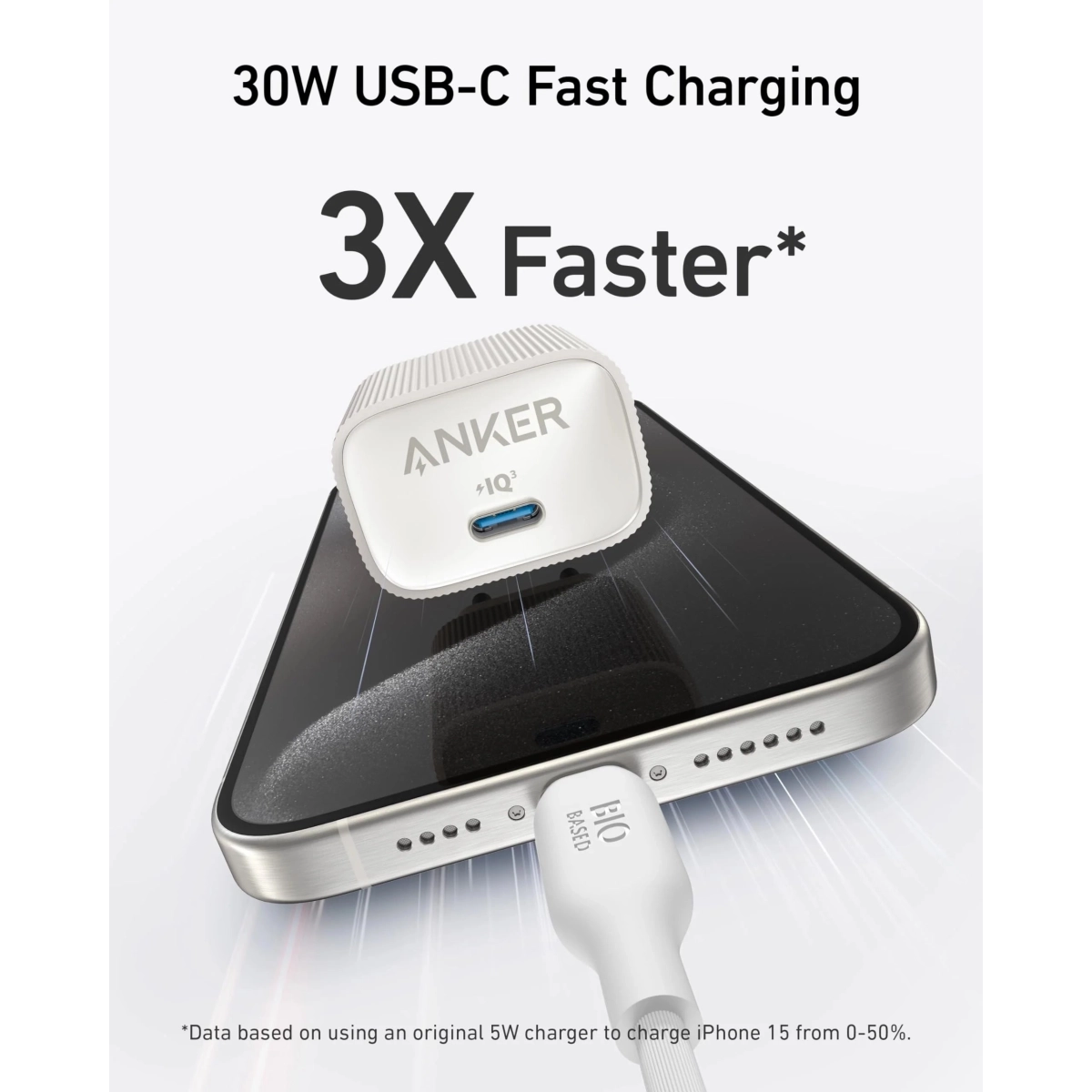 Anker Nano Punjač 30W USB-C Bela