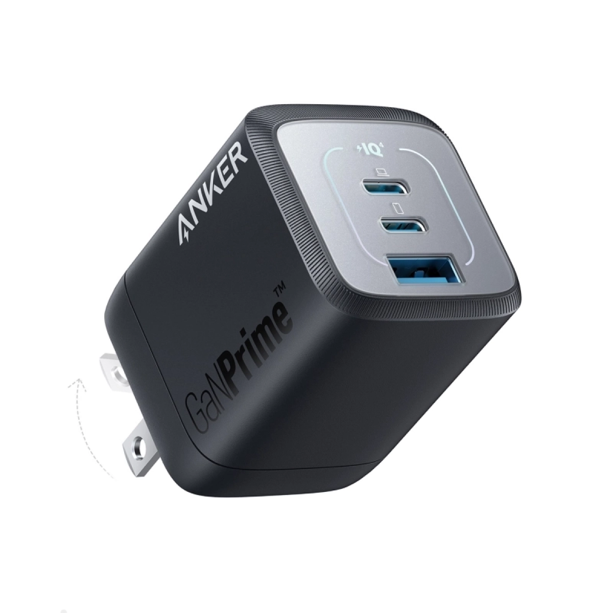 Anker Punjač 67W Prime GaN 3 Ports Crna