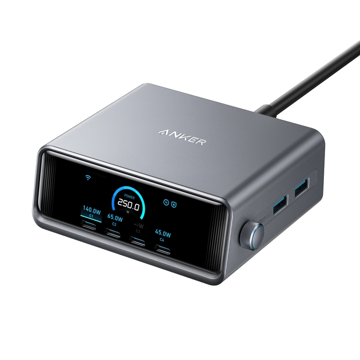 Anker Prime Desktop punjač 250W GaN 6 Ports