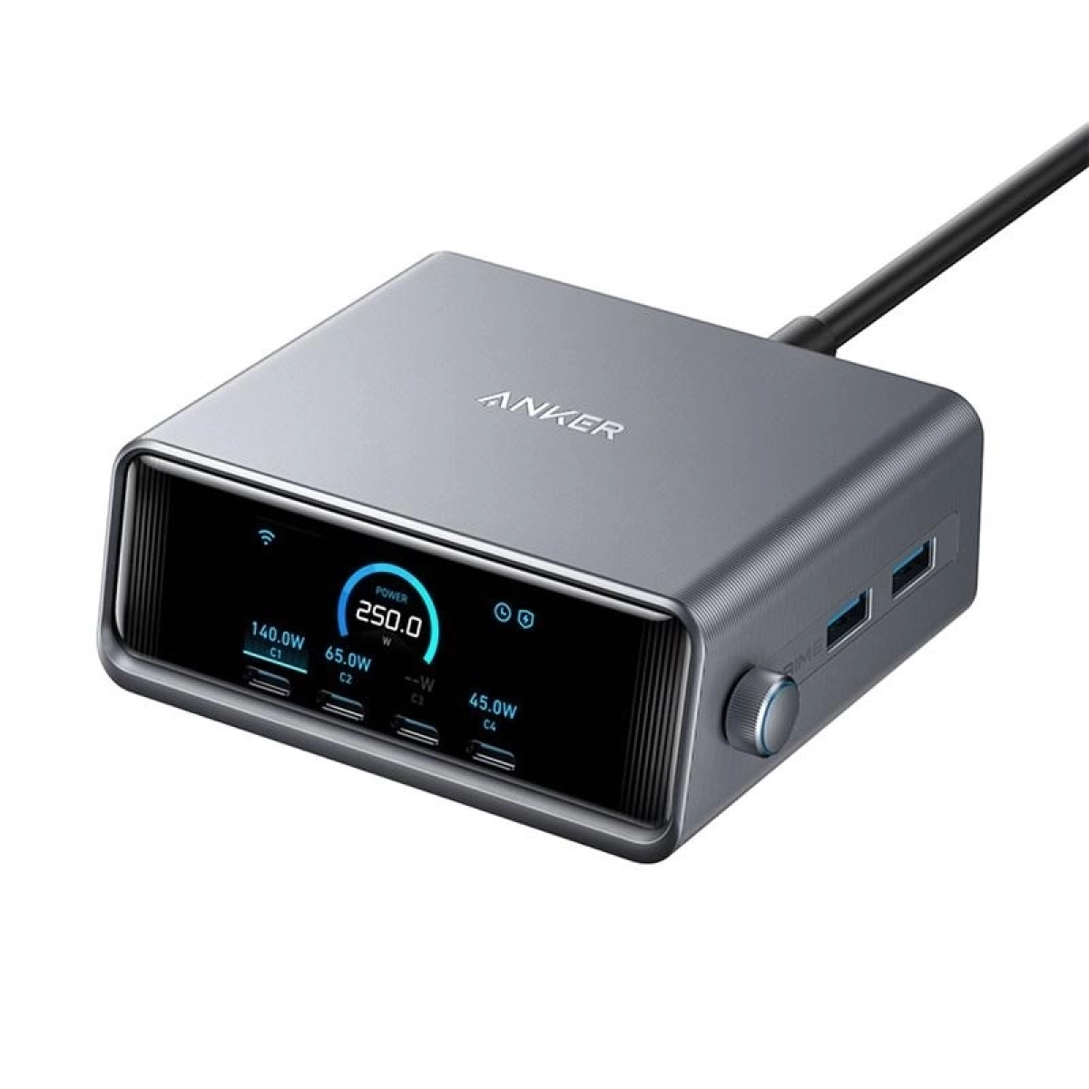 Anker Stoni Punjač Prime GaN 250W 6 Ports Display