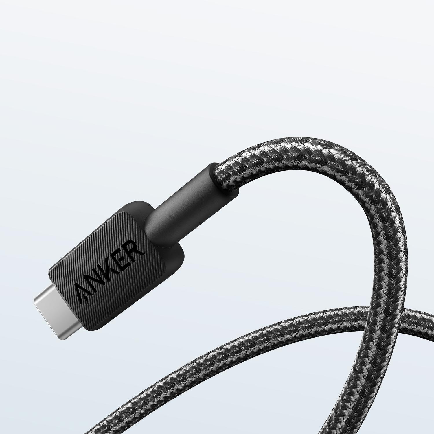 Anker 322 Kabl USB-A na USB-C 3ft Braided Crna