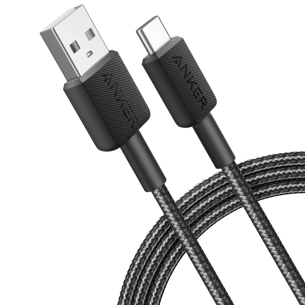Anker 322 Kabl USB-A na USB-C 6ft Braided Crna