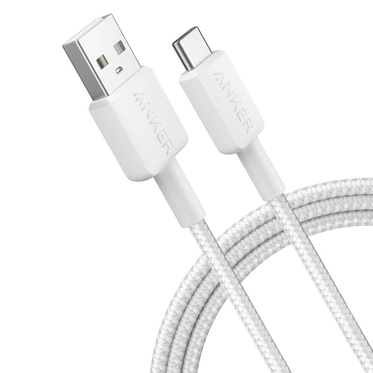 Anker 322 Kabl USB-A na USB-C 6ft Braided Bela