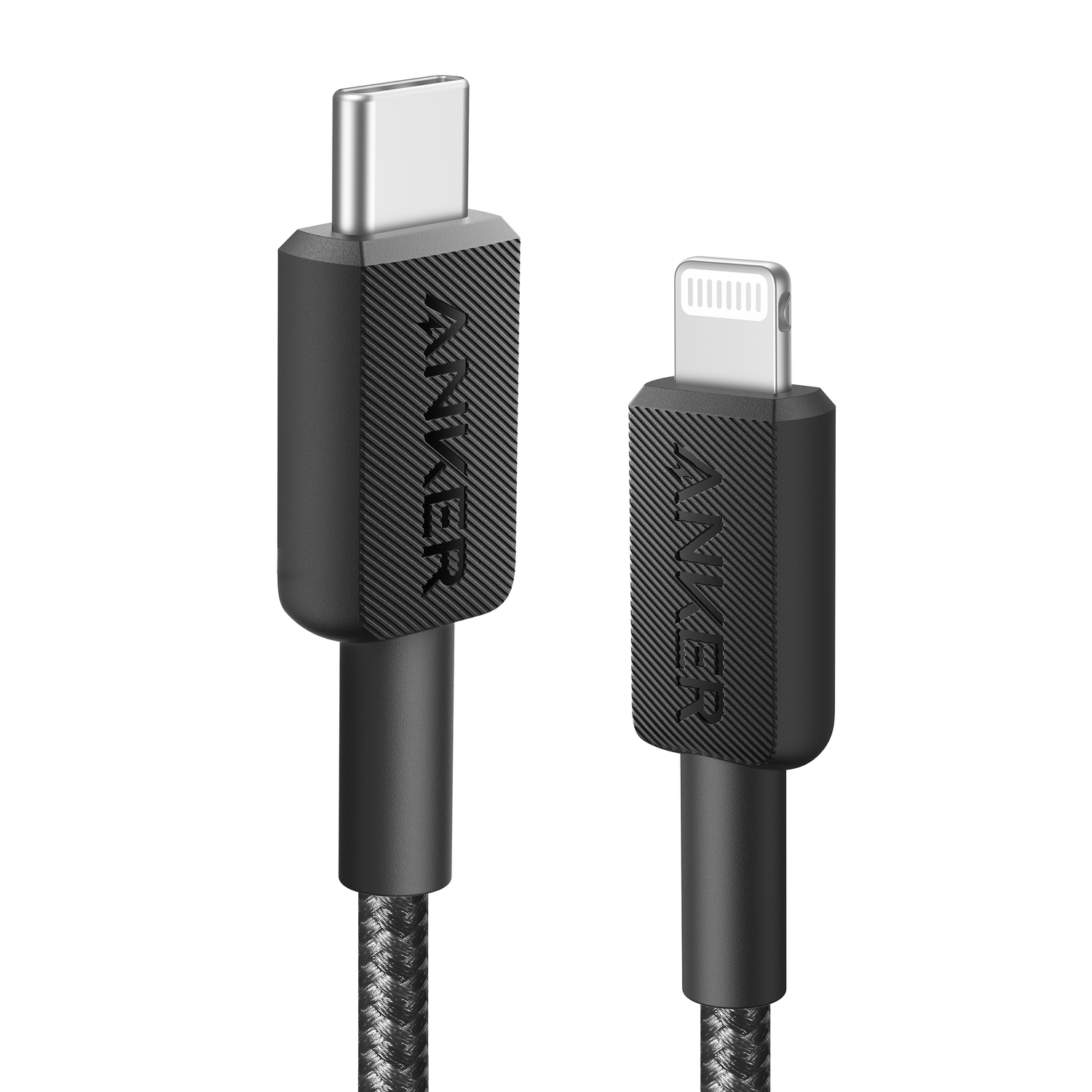 Anker 322 Kabl USB-C na Lightning 3ft Braided Crna