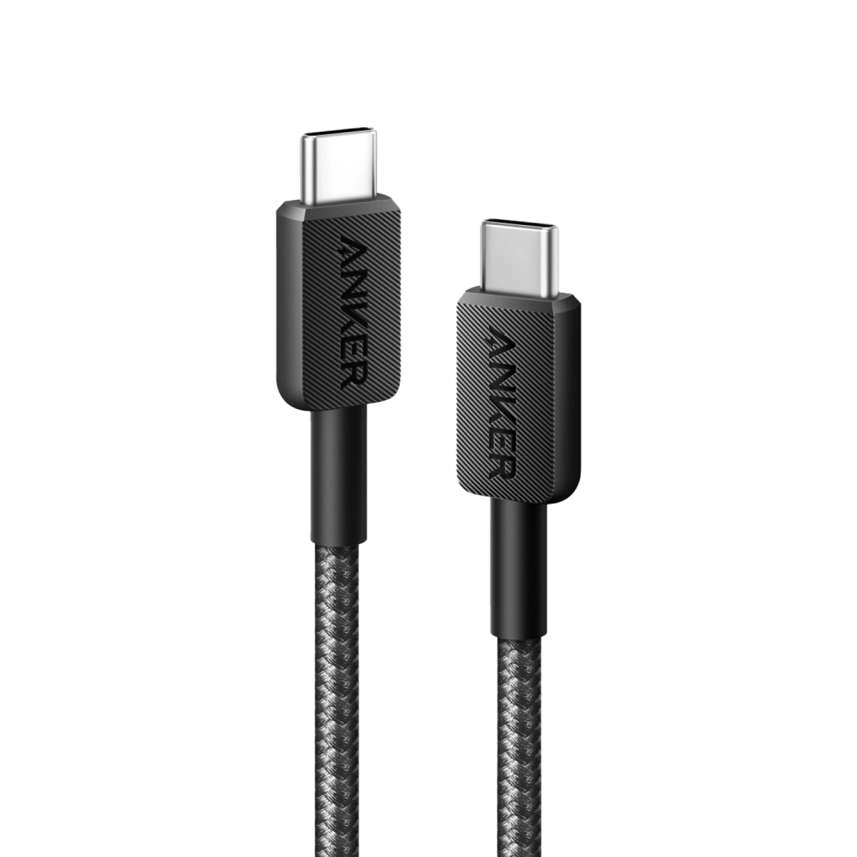 Anker Kabl 322 USB-C na USB-C 60W 480Mbp 0.9m Braided Crna