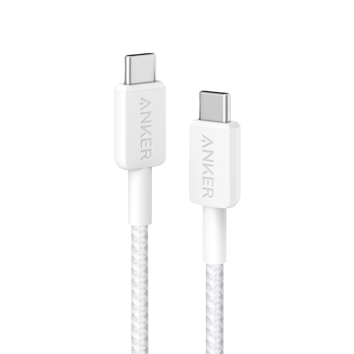 Anker 322 Kabl USB-C na USB-C 3ft Braided Bela