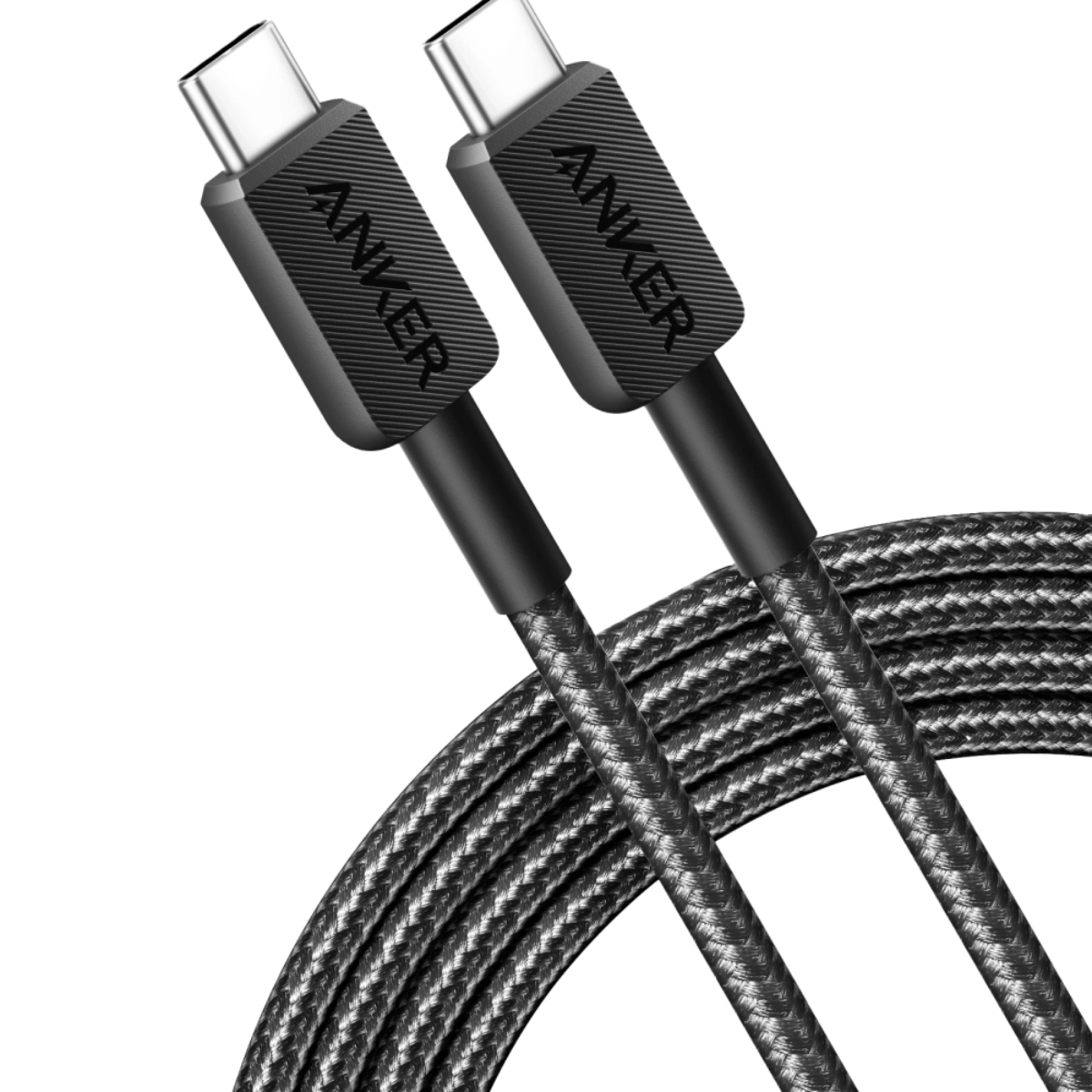 Anker 322 Kabl USB-C na USB-C 6ft Braided Crna
