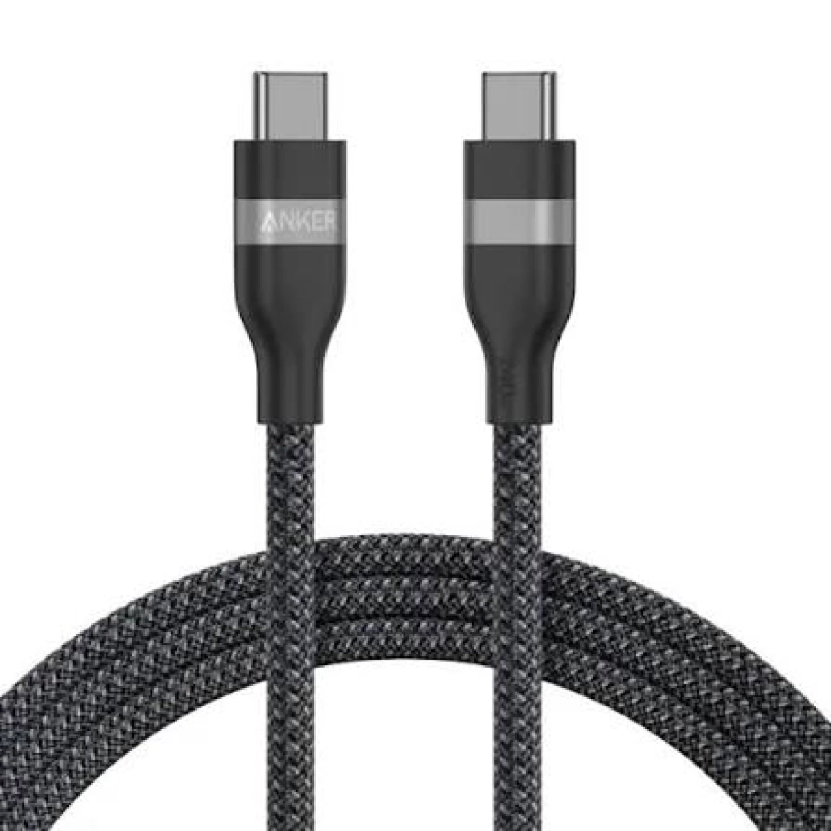 Anker Kabl USB-C na USB-C 0.9m 240W 480Mbp Upcycled-Braided Crna
