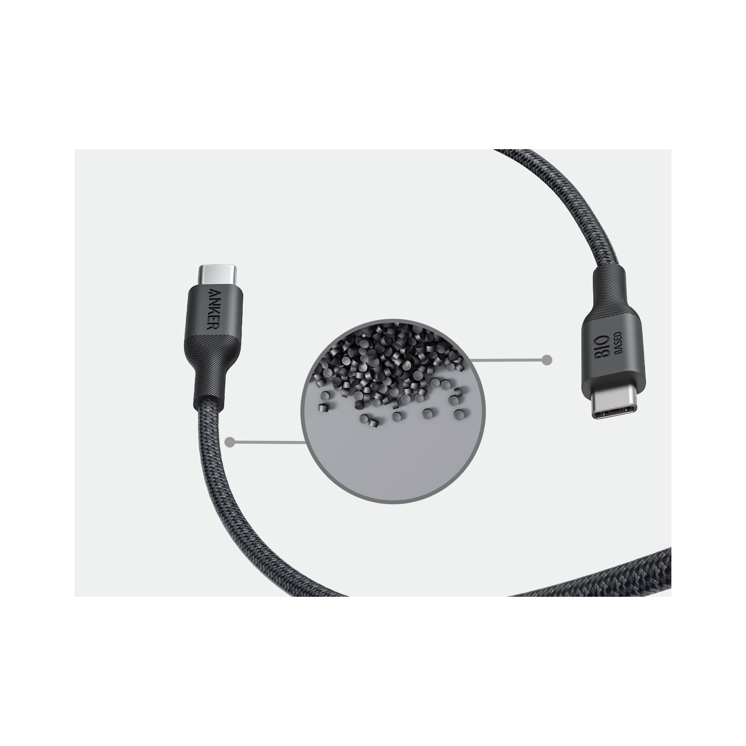 Anker 544 Kabl USB-C na USB-C 6ft Crna Bio-Nylon