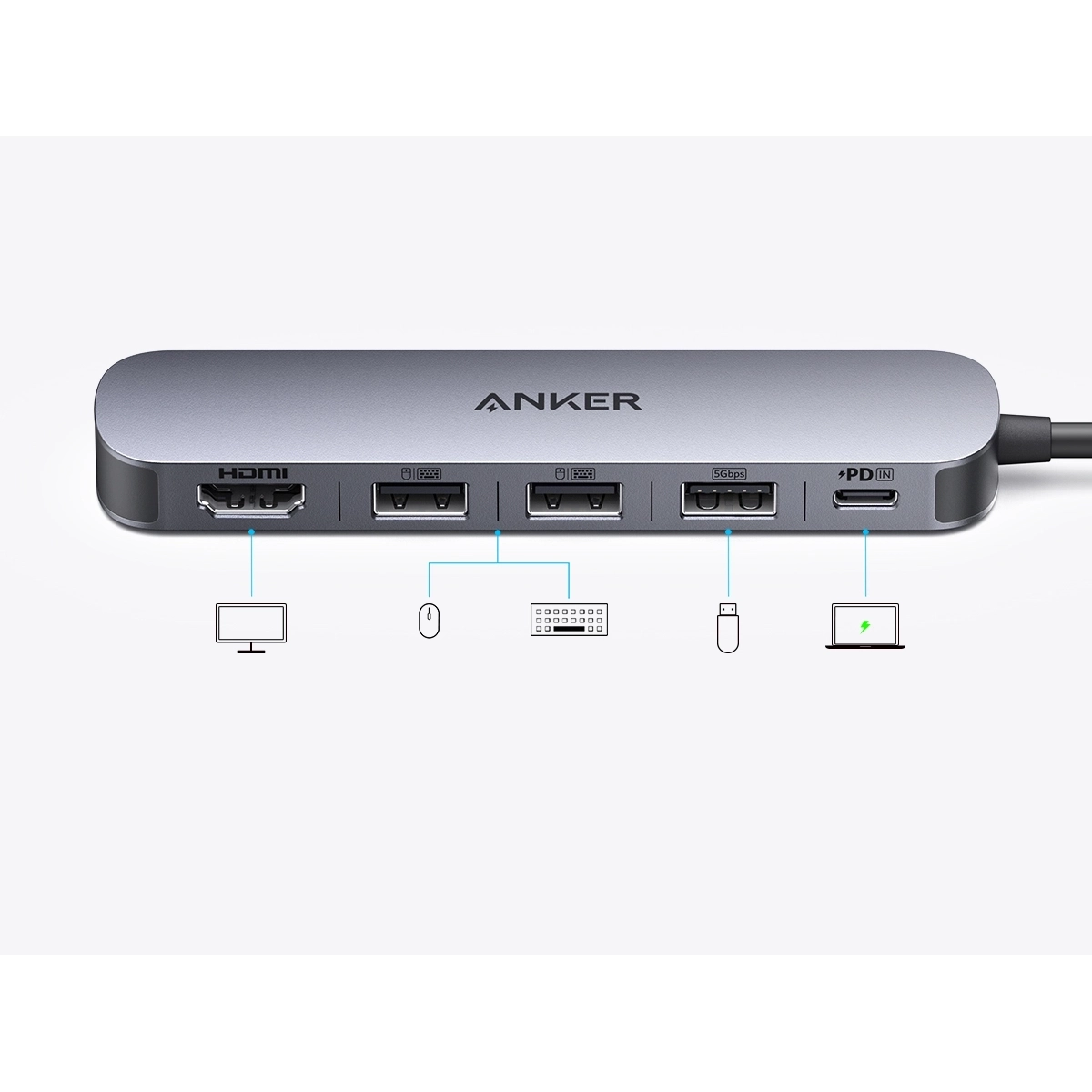 Anker Anker USB-C Hub 5-u-1 4K HDMI