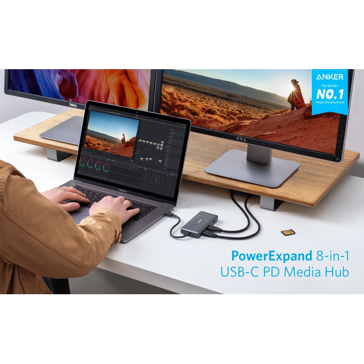 Anker PowerExpand USB-C PD Media Hub 8-u-1