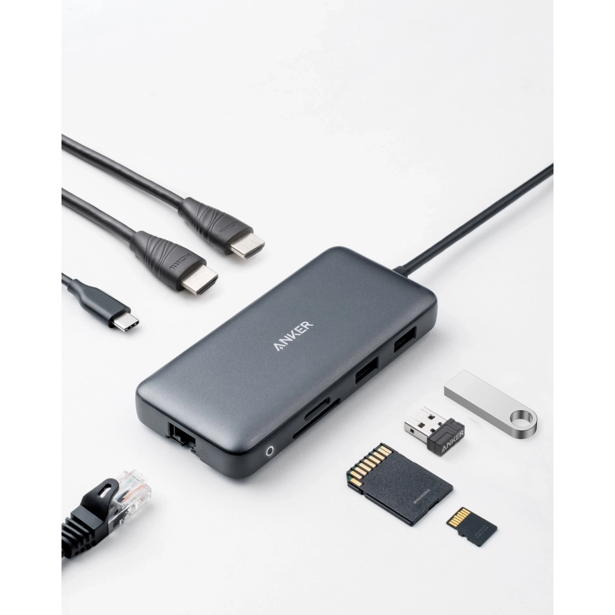 Anker PowerExpand USB-C PD Media Hub 8-u-1