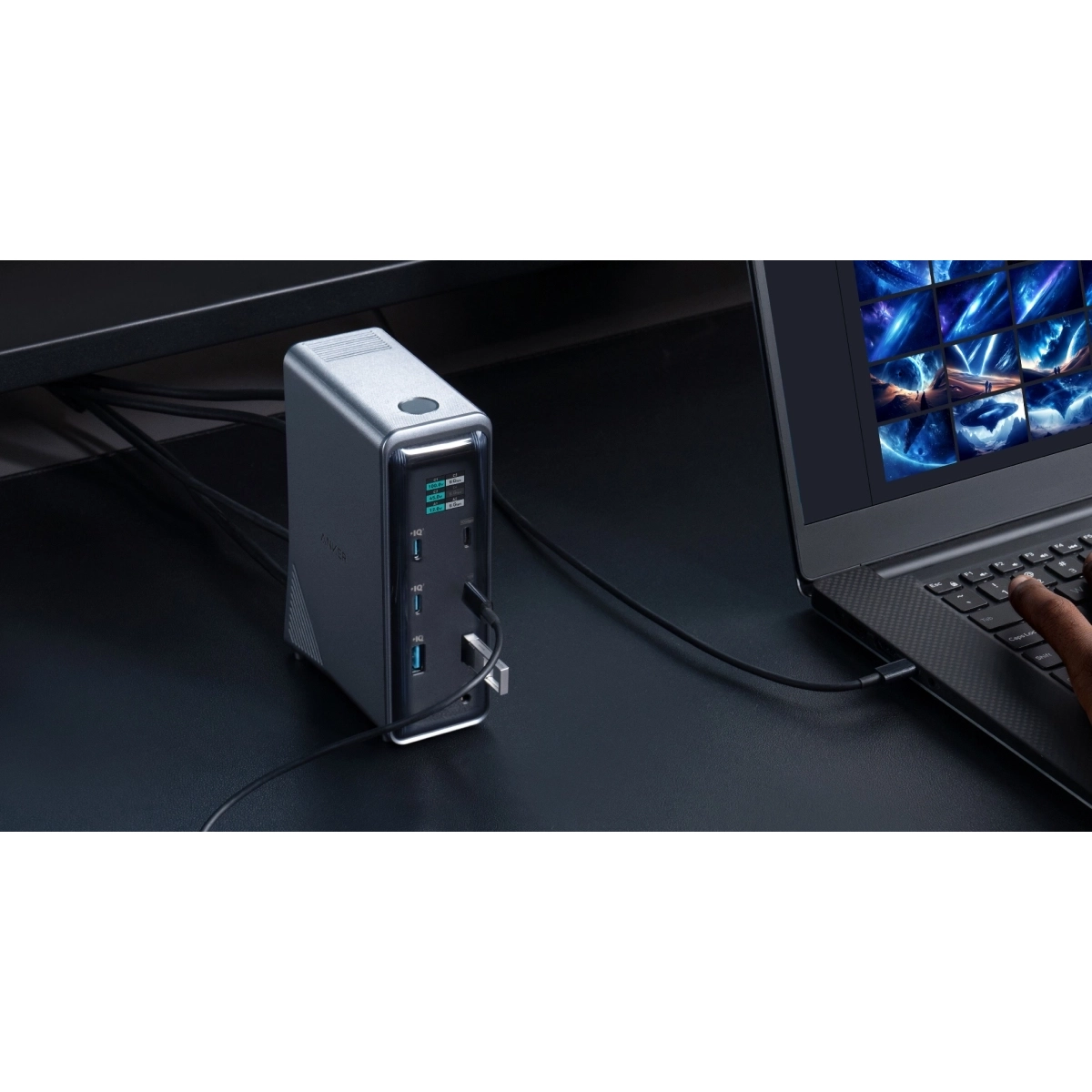 Anker Prime Charging Docking Stanica 14-u-1 Dual Display 160W