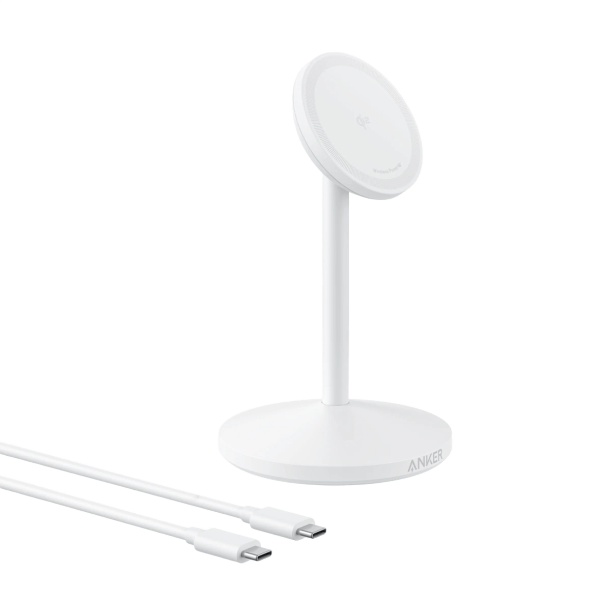 Anker MagGo Bežični punjač Single Stand Bela