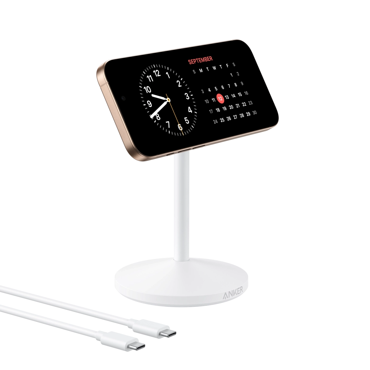 Anker MagGo Bežični punjač Single Stand Bela