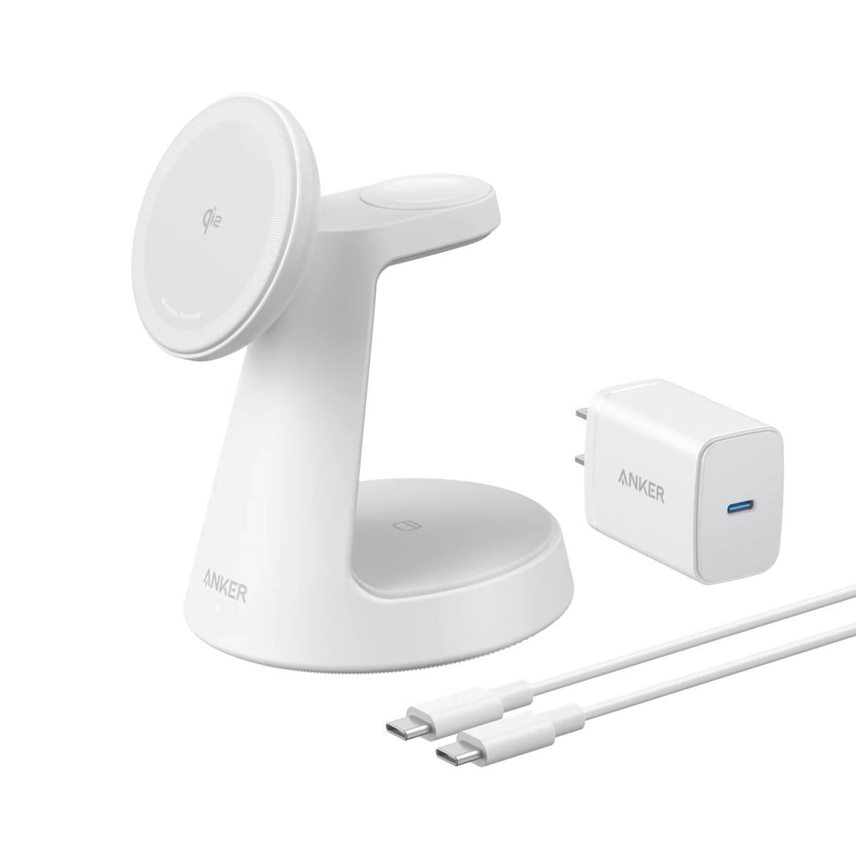 Anker MagGo Bežični punjač Dock Stand 3-u-1 komplet sa kablovima i punjačem