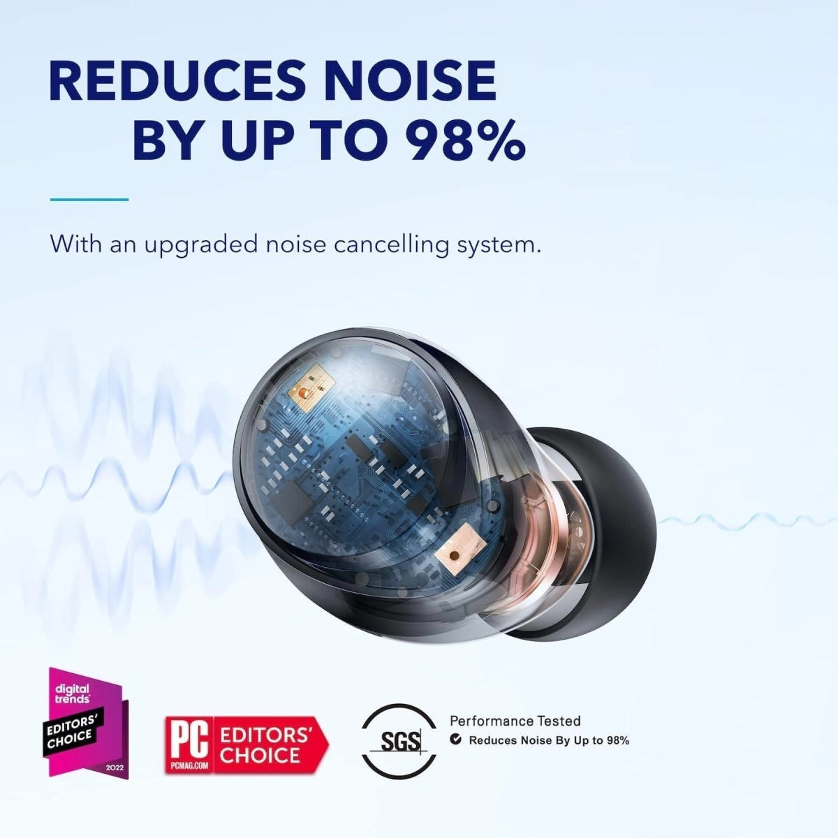 Soundcore Space A40 TWS slušalice Crna