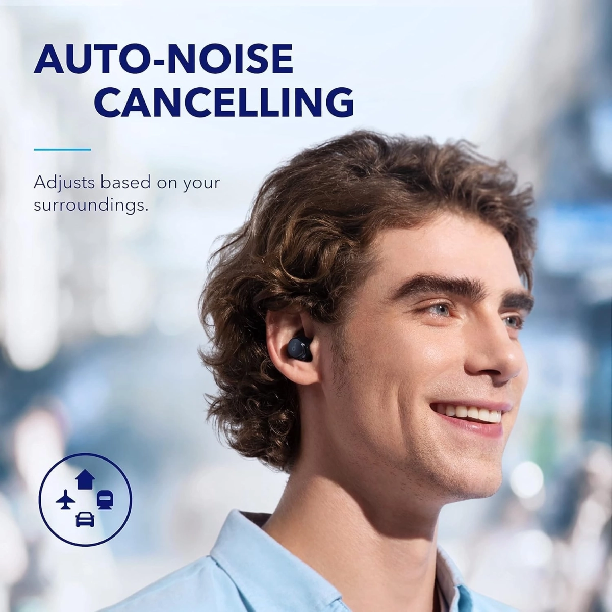Soundcore Space A40 TWS slušalice Crna