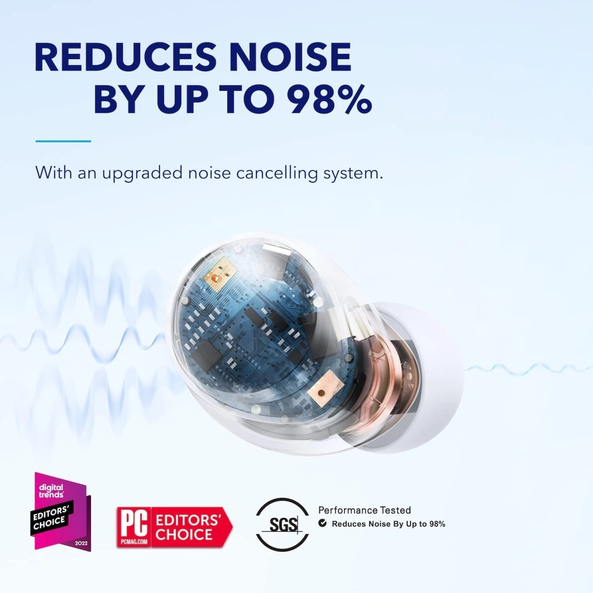 Soundcore Space A40 TWS slušalice Bela