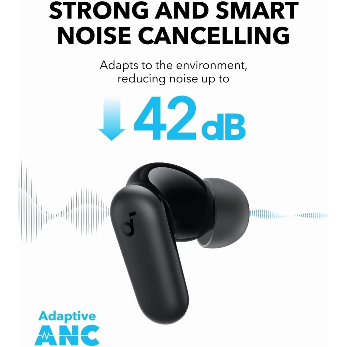 Soundcore P30i TWS slušalice Crna