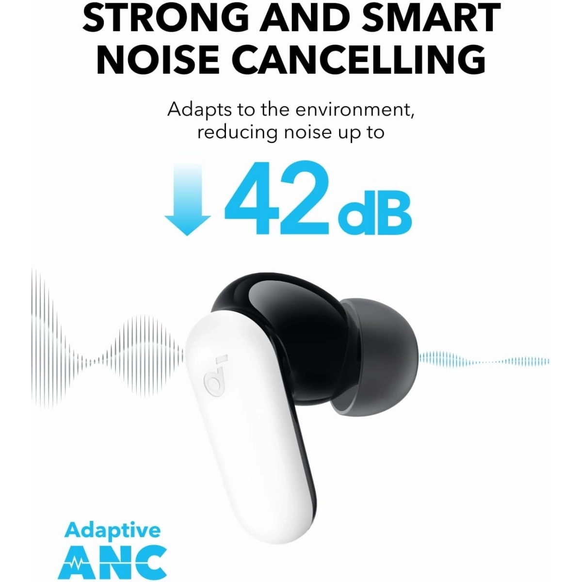 Soundcore P30i TWS slušalice Bela