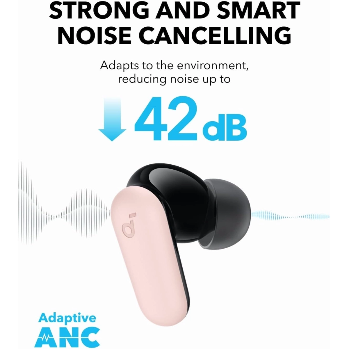 Soundcore P30i TWS slušalice Roze