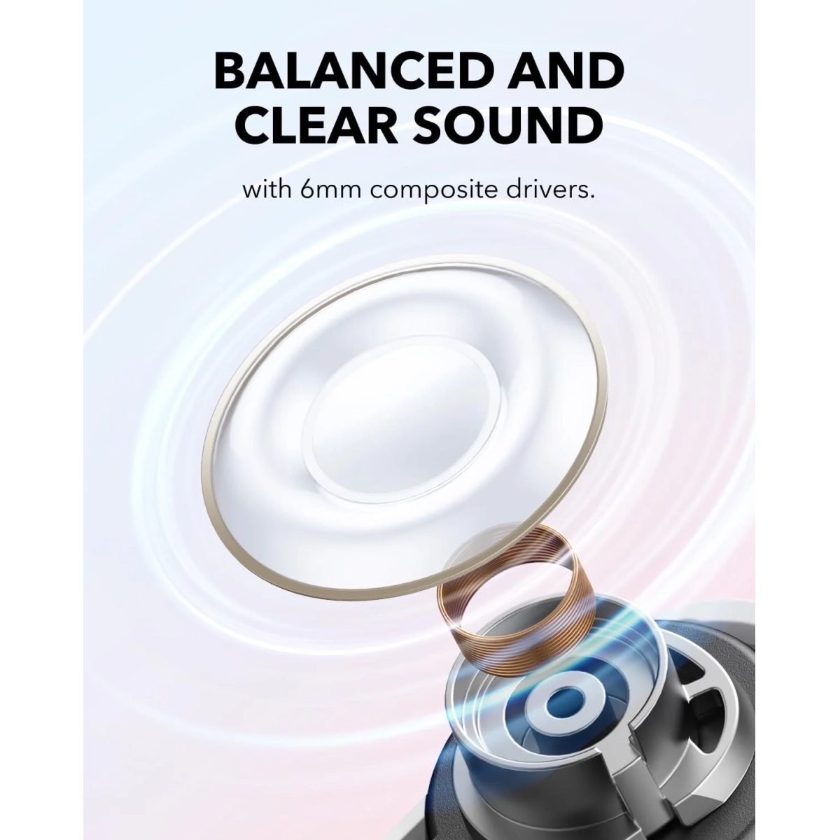 Soundcore A30i TWS slušalice Bela