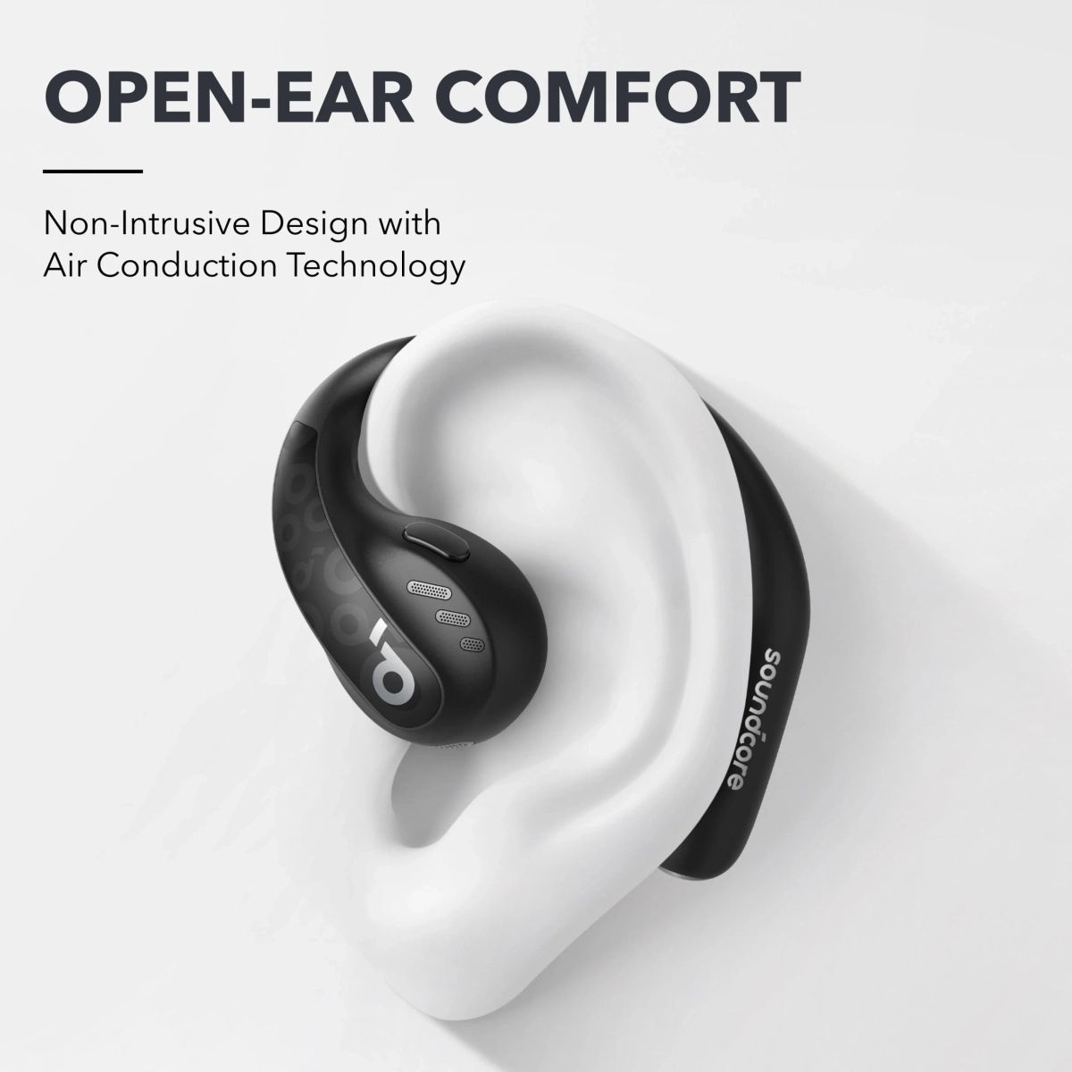 Soundcore AeroFit Pro Open Ear slušalice Crna