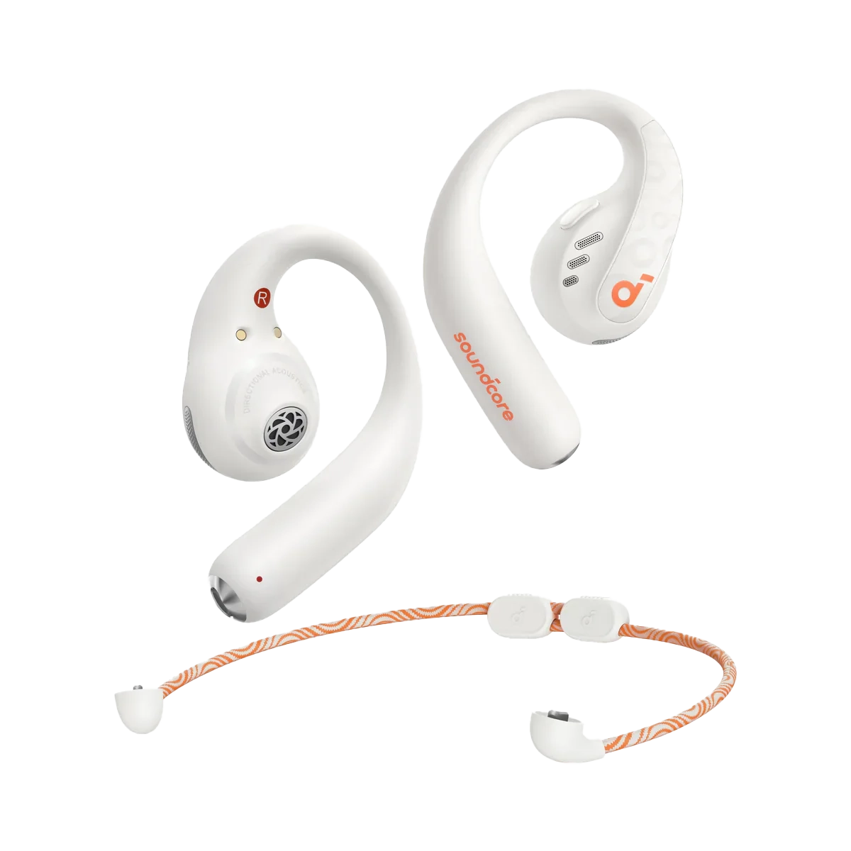 Soundcore AeroFit Pro Open Ear slušalice Bela