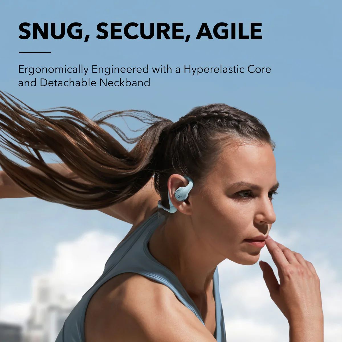 Soundcore AeroFit Pro Open Ear slušalice Plava