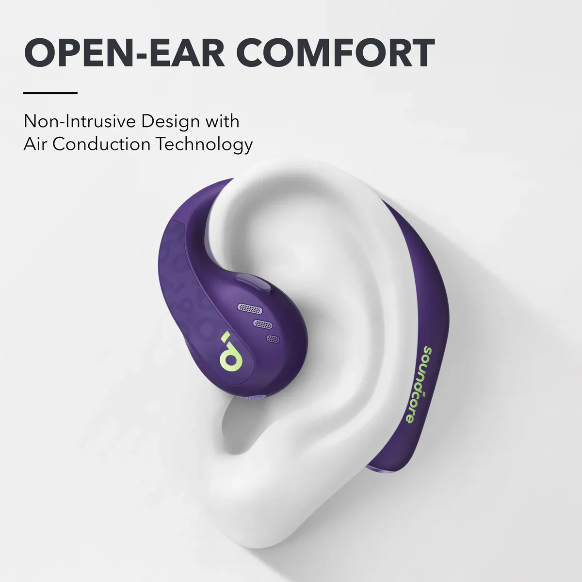 Soundcore AeroFit Pro Open Ear slušalice Ljubičasta