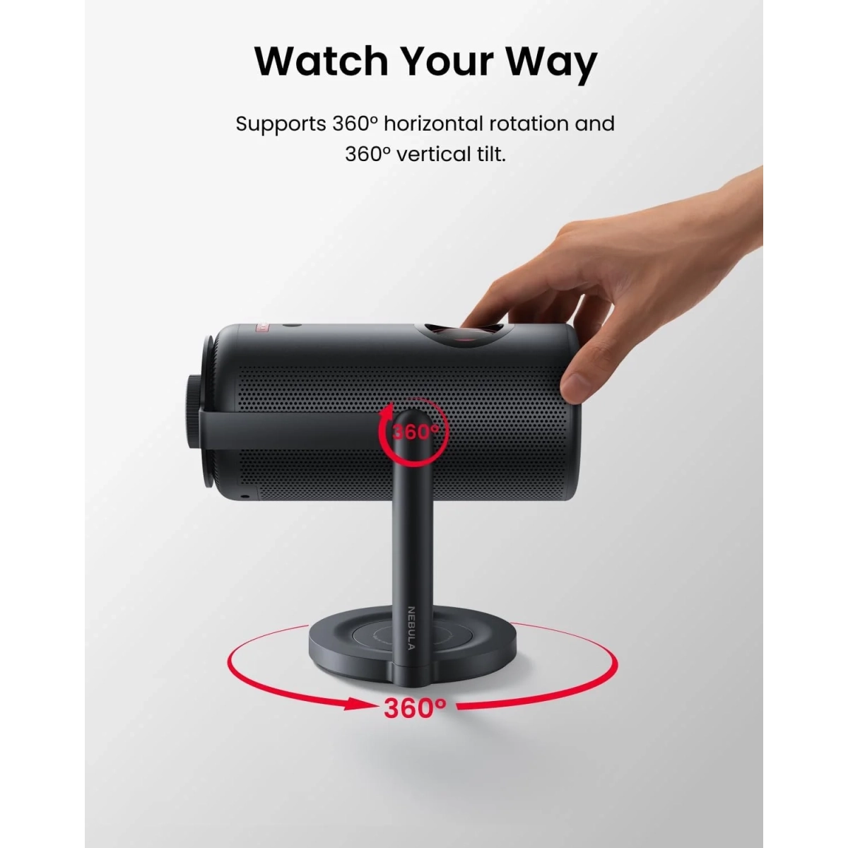 Nebula Capsule Gimbal Stand Crna