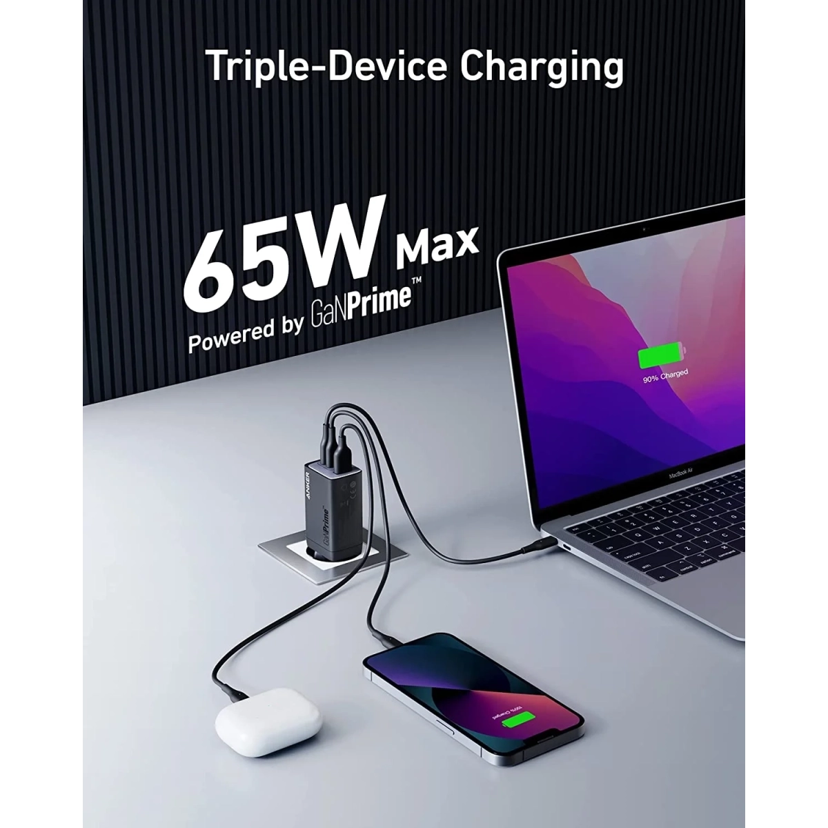 Anker 735 Punjač GaNPrime 65W