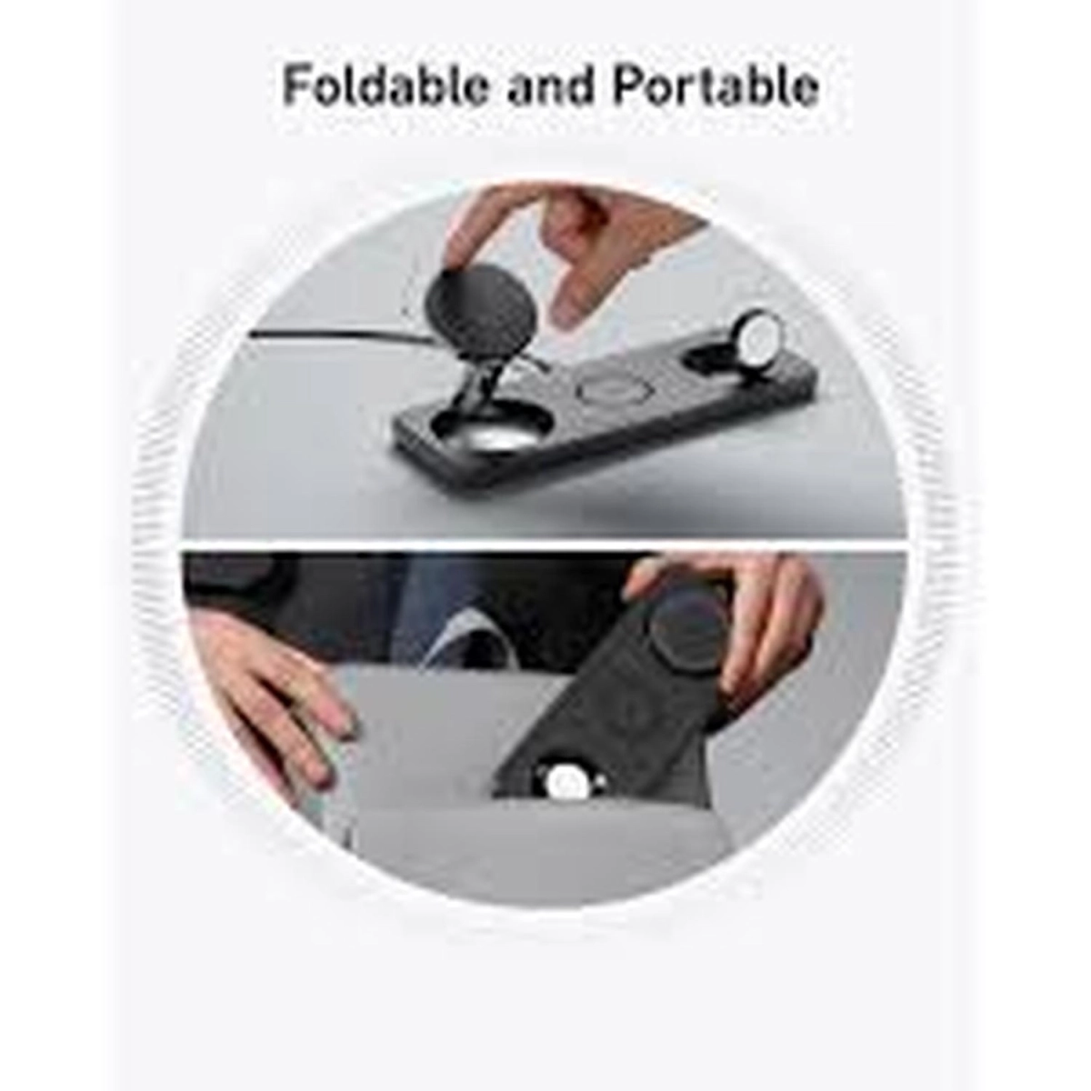 MagGo Wireless Charging Station (15W, 3-in-1 Pad)