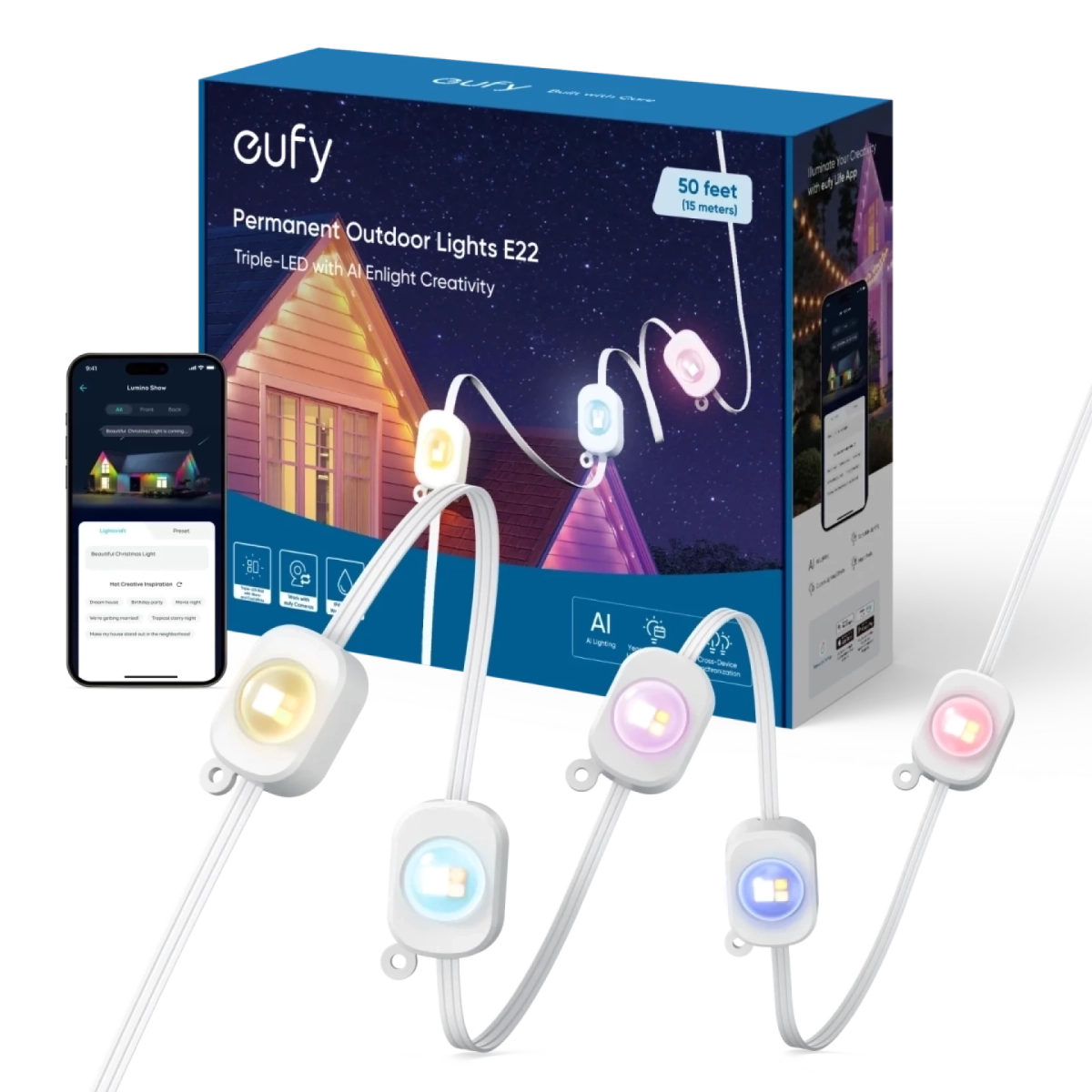 Eufy Spoljašnja Rasveta Permanent E22 - 30m