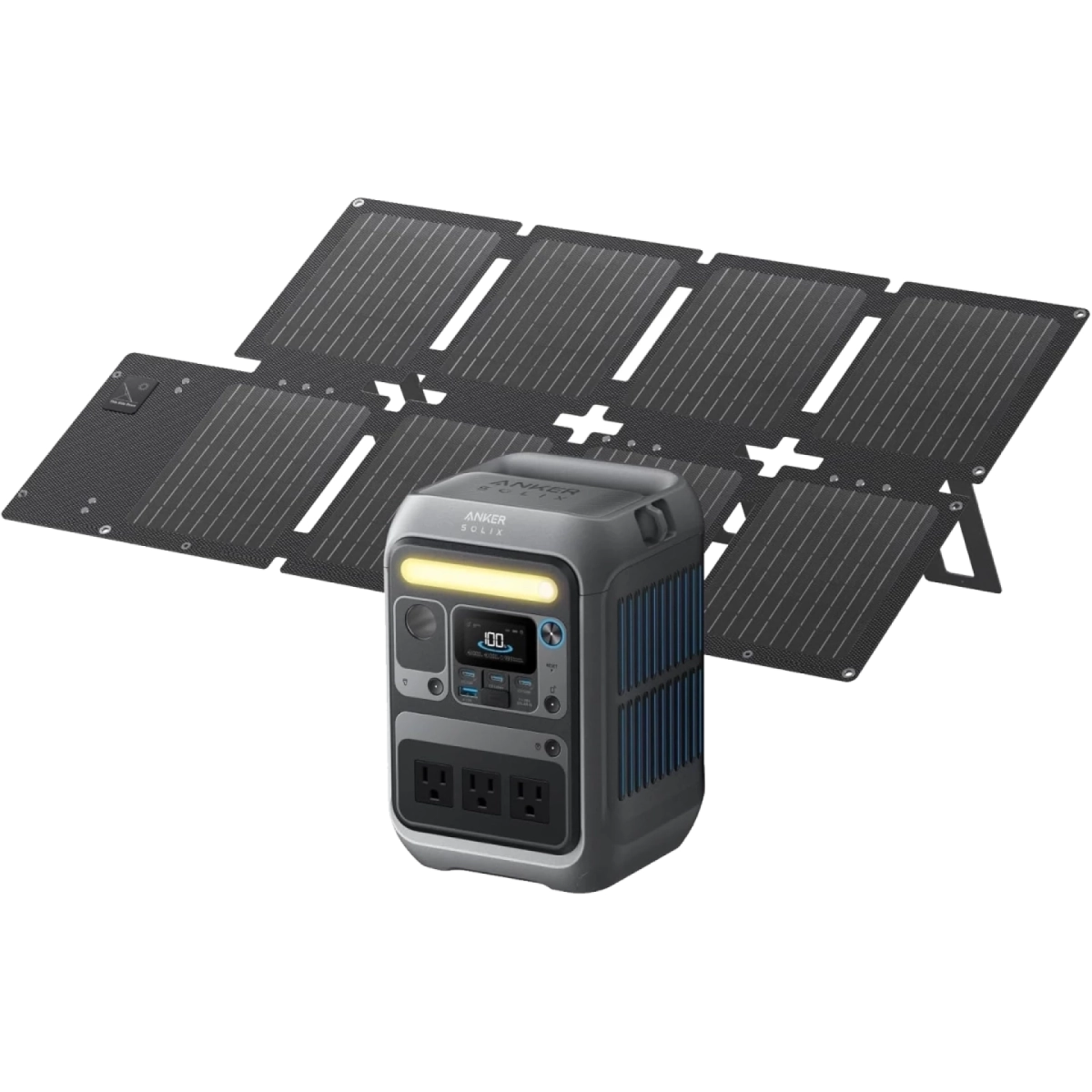 Solix Energetska stanica C300X DC + Prenosiv Solar Panel PS60