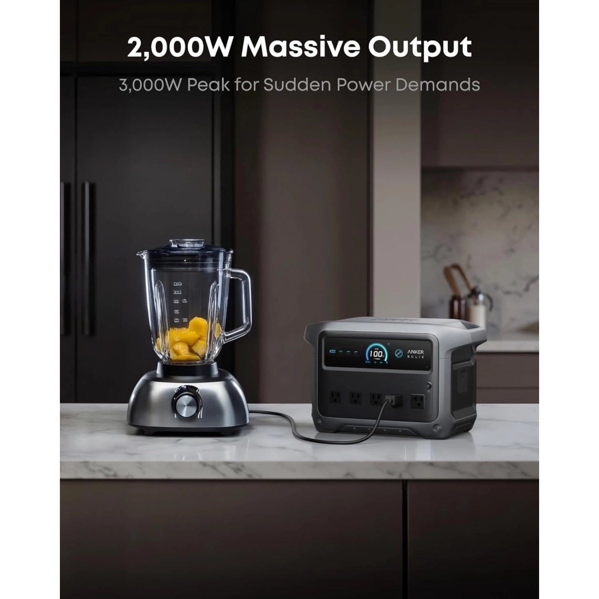 Anker SOLIX C1000 Gen2  Portable Power St  siva