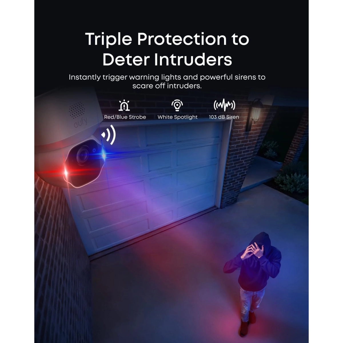 Eufy SoloCam E42 4+1kit bela