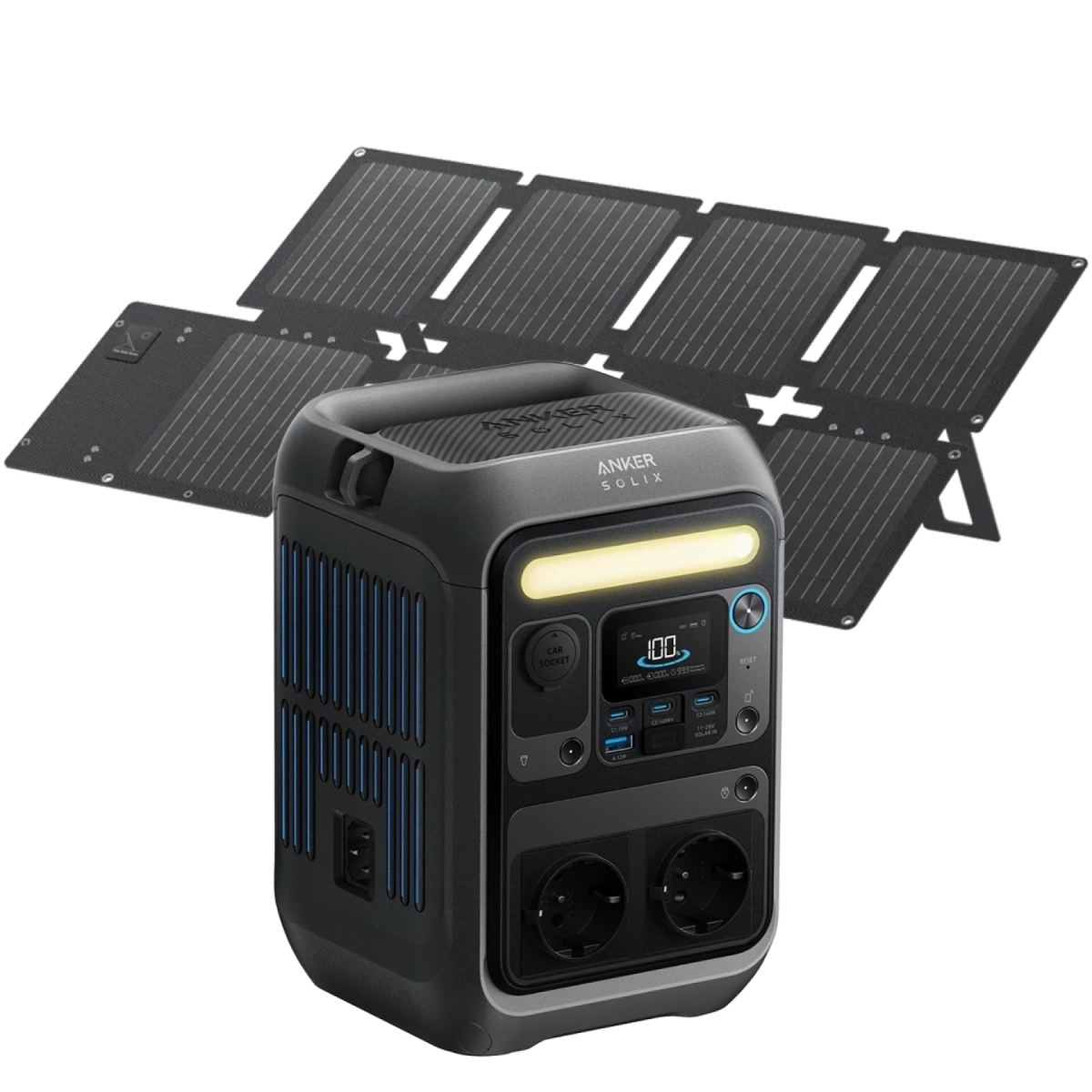 Solix Energetska stanica C300X + Prenosiv Solar Panel PS60