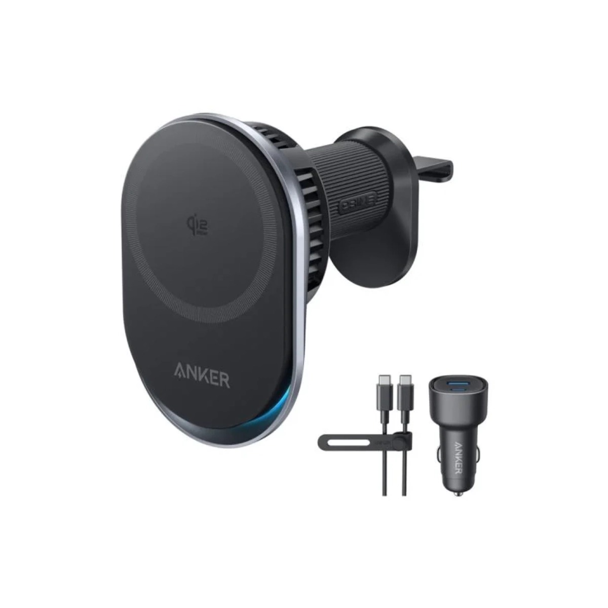 Anker   Auto Punjač Bežični 25W MagGo Prime Crna