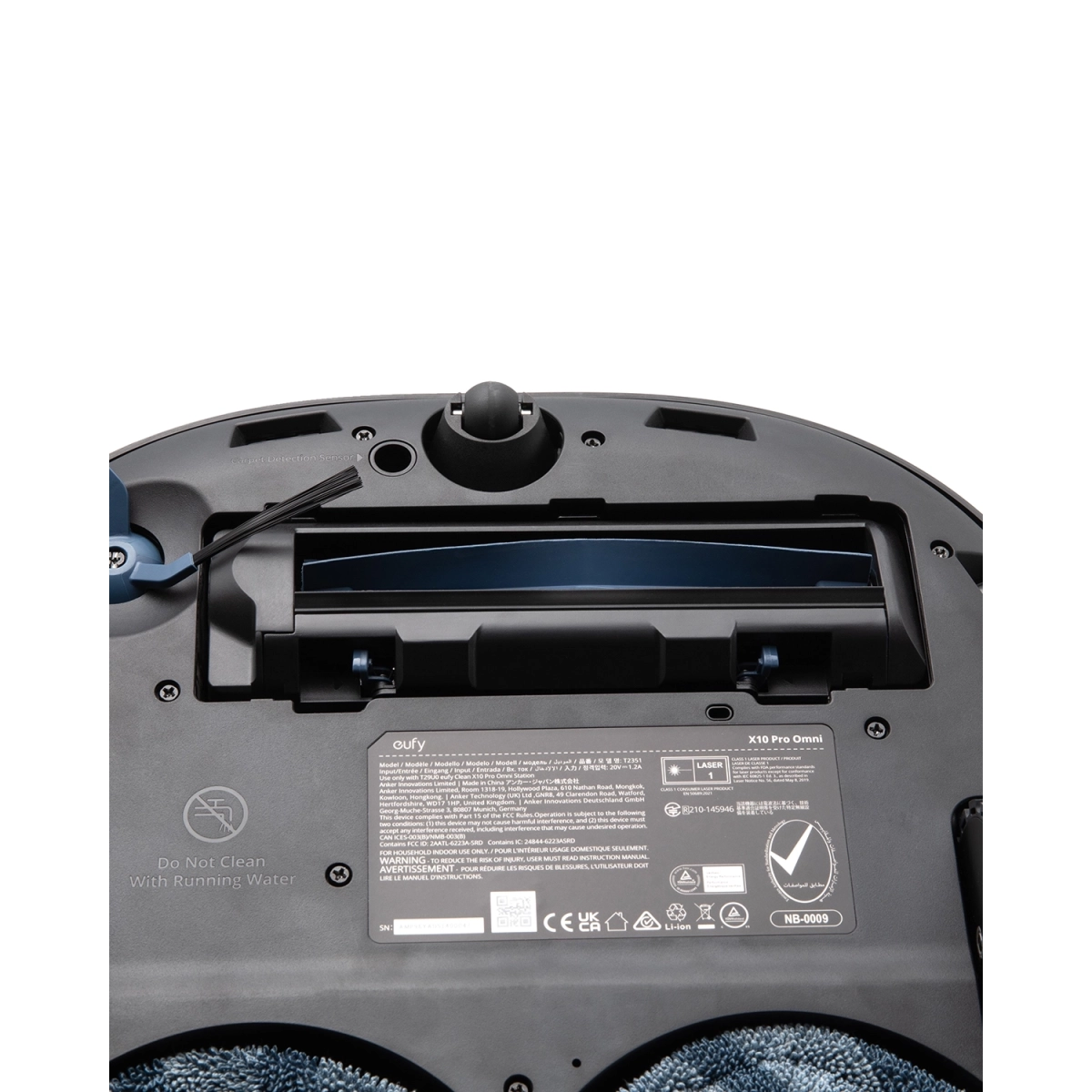 Eufy X10 Pro Omni Valjkasta četka sa zaštitom